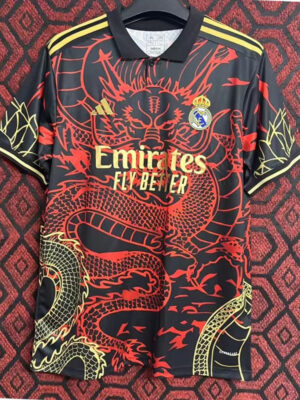 24-25 RMA Red Black Special Edition Training Shirts (黑红龙纹)