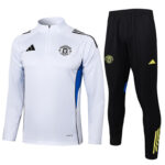 25-26 Man Utd White Half Pull Tracksuit #B2537(半拉链)
