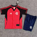 25-26 Flamengo Red Casual Edition Kids Baseball Jersey