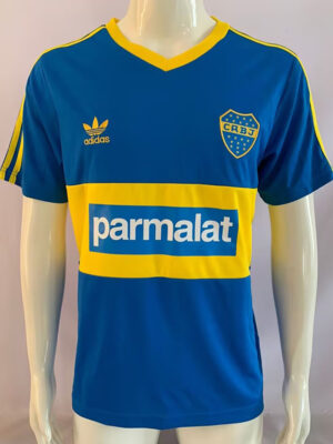 1992-1993 Boca Juniors Home Retro Soccer Jersey (背后带广告)