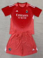25-26 RMA Orange GoalKeeper Kids Soccer Jersey