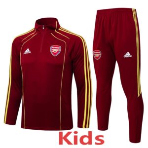 25-26 ARS Jujube red Kids Half Pull Tracksuit #E2583(童装)(半拉链)