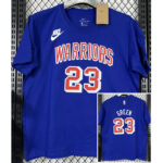 T227 WARRIORS GREEN #23 Blue High Quality Casual T-Shirt