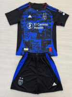 25-26 San Jose Earthquakes Home Kids Soccer Jersey (带章)