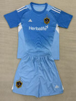 25-26 LA Galaxy Blue GoalKeeper Kids Soccer Jersey