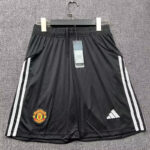 25-26 Man Utd Black Shorts Pants