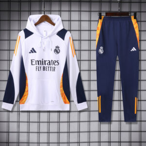 24-25 RMA White Hoodie Tracksuit (卫衣套装)