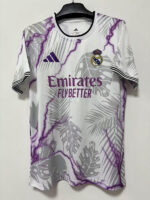 25-26 RMA White Special Edition Fans Training Shirts (闪电紫)