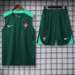 24-25 Portugal Green Tank top and shorts suit