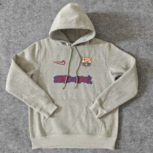 25-26 BAR Gray Hoody 灰色(加绒)彩标