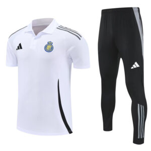 25-26 AL-Nassr White Polo Tracksuit