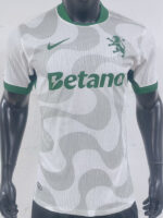 25-26 Sporting Lisbon White Player Version Soccer Jersey