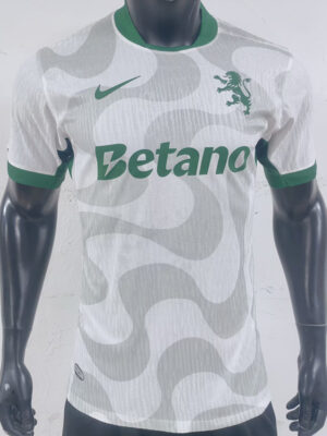 25-26 Sporting Lisbon White Player Version Soccer Jersey