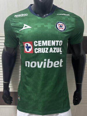 25-26 Cruz Azul Green Goalkeeper Player Version Soccer Jersey