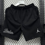 M19 Jordan Black Pure Cotton Fabric Casual Short Pants