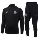 25-26 Man City Black Half Pull Tracksuit (半拉链)