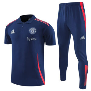 25-26 Man Utd Royal blue Polo Tracksuit