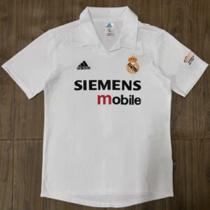 2002-2003 RMA Home Retro Soccer Jersey