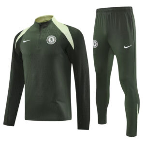 25-26 CHE Army green Half Pull Tracksuit (半拉链)