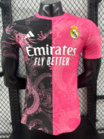 25-26 RMA Pink Black Special Edition Player Version Training Shirts (粉龙纹)