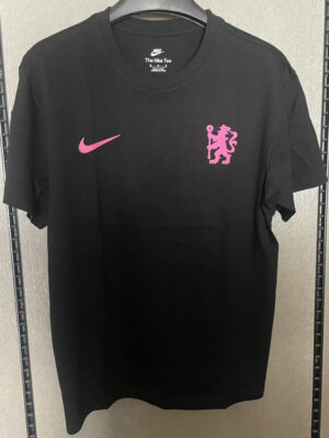 25-26 CHE Black High Quality Casual T-Shirt #圆领