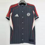25-26 Bayern Grey Casual Edition Baseball Jersey