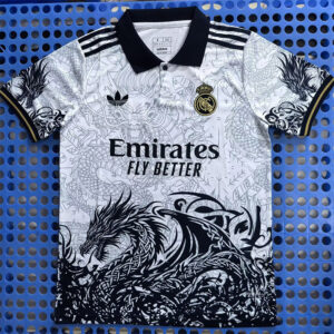 25-26 RMA White Polo Short Sleeve (三叶龙)有领