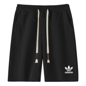 2025 AD Black Pure Cotton Fabric Casual Short Pants *黑