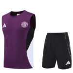 25-26 Man Utd Purple Tank top and shorts suit