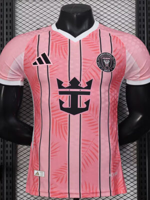 25-26 Inter Miami Pink Special Edition Player Version Soccer Jersey (V领)