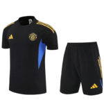 25-26 Man Utd Black Training Short Suit