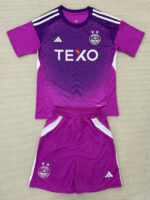25-26 Aberdeen Purple Goalkeeper Kids Soccer Jersey