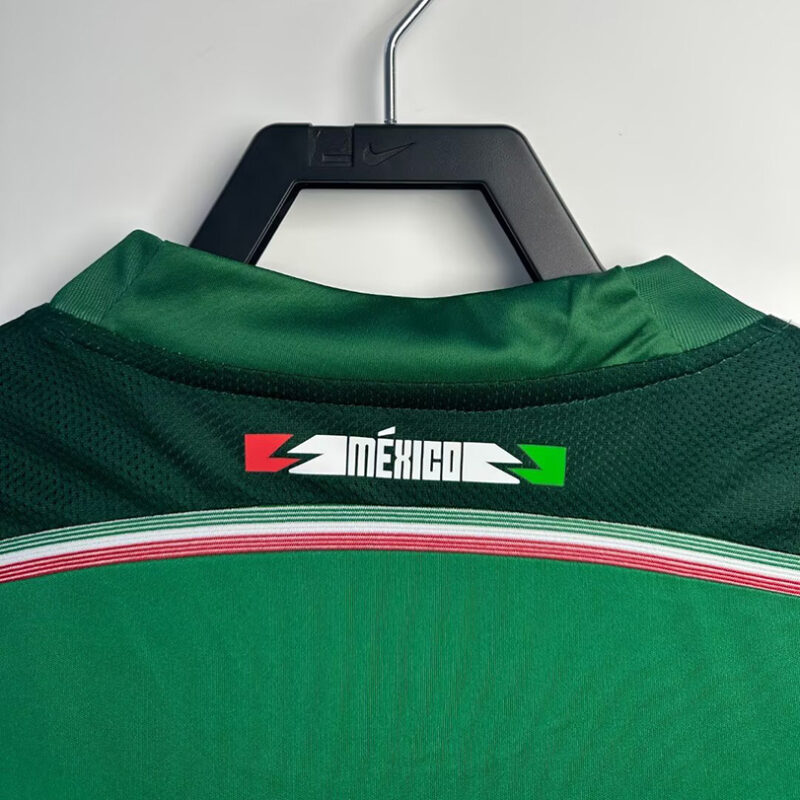 2014 Mexico Home Retro Soccer Jersey - Image 6