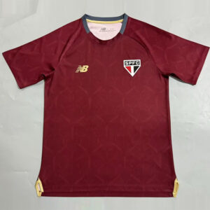 25-26 Sao Paulo Brown Red Training shirts