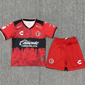 25-26 Tijuana Home Kids Soccer Jersey
