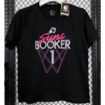 T165 SUNS BOOKER #1 Black High Quality Casual T-Shirt
