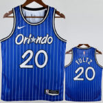 2018-2019 Magic FULTZ #20 Blue Retro Top Quality Hot Pressing NBA Jersey (条纹)