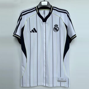 25-26 RMA White 1:1 Casual Edition Baseball Jersey