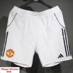 25-26 Man Utd Home Player Version Shorts Pants (High Quality)(球员短裤)