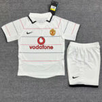 2003-2005 Man Utd Away Kids Retro Soccer Jersey