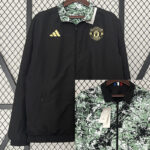 2024 Man Utd Black & Green Double Sided Windbreaker (双面风衣)