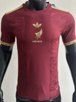 25-26 Mexico Gold Cup Red Player Version Soccer Jersey