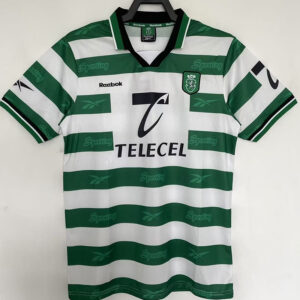 1999-2000 Sporting Lisbon Home Retro Soccer Jersey