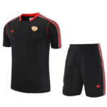 25-26 Man Utd Black Training Short Suit
