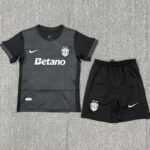25-26 Sporting Lisbon Away Kids Soccer Jersey
