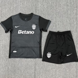25-26 Sporting Lisbon Away Kids Soccer Jersey