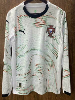 25-26 Portugal Away Long Sleeve Soccer Jersey (长袖)(PM)