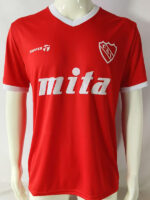 1985-1986 CA Independiente Red Retro Soccer Jersey (TOPPER)