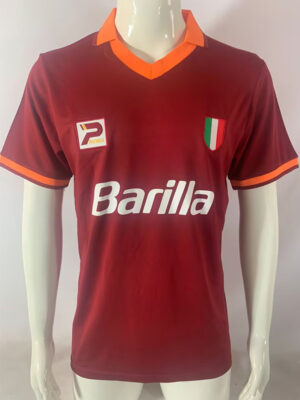 1983-1984 Roma Home Retro Soccer Jersey