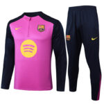 25-26 BAR Purple Half Pull Tracksuit #B2504(半拉链)